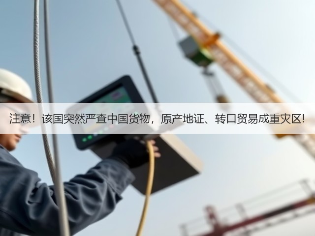 注意！该国突然严查中国货物，原产地证、转口贸易成重灾区!(图1)