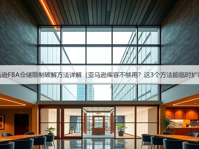 亚马逊FBA仓储限制破解方法详解（亚马逊库容不够用？这3个方法能临时扩容）(图1)
