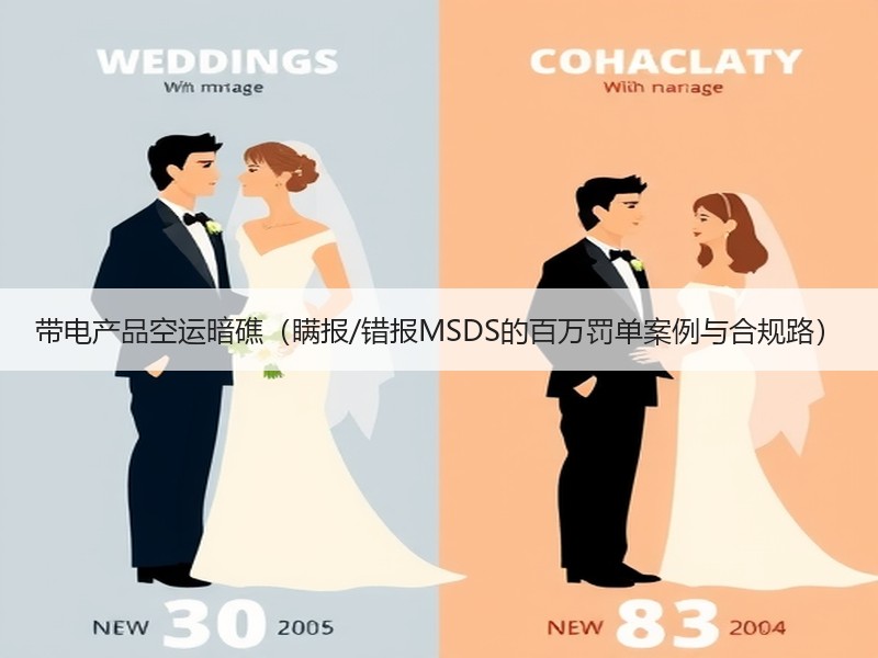 带电产品空运暗礁(瞒报/错报MSDS的百万罚单案例与合规路) 带电产品空运暗礁(瞒报/错报MSDS的百万罚单案例与合规路)