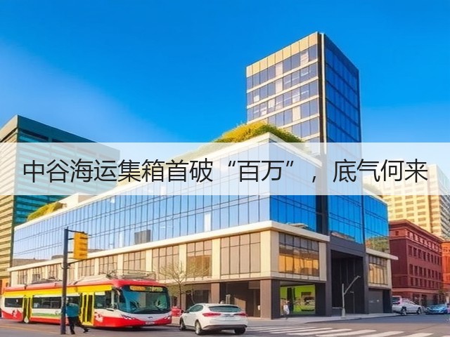 中谷海运集箱首破“百万”,底气何来(图2) 中谷海运集箱首破“百万”,底气何来(图2)