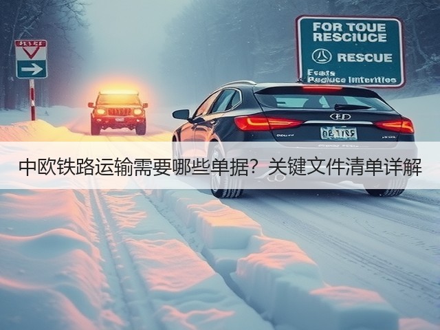 中欧铁路运输需要哪些单据?关键文件清单详解(图3) 中欧铁路运输需要哪些单据?关键文件清单详解(图3)