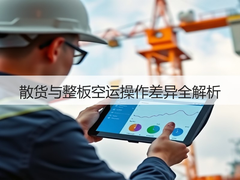 散货与整板空运操作差异全解析
