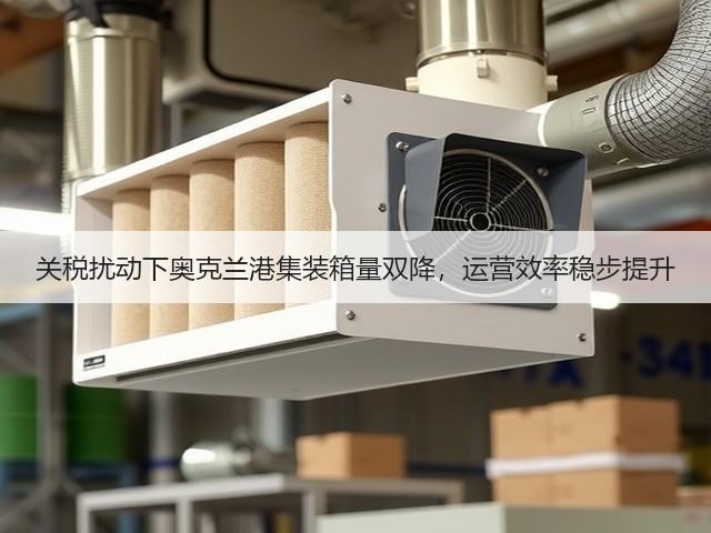 关税扰动下奥克兰港集装箱量双降，运营效率稳步提升(图1)