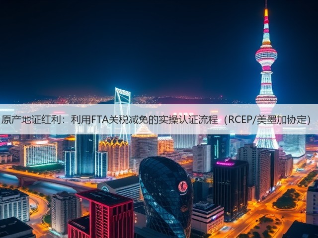 原产地证红利:利用FTA关税减免的实操认证流程(RCEP/美墨加协定)(图3) 原产地证红利:利用FTA关税减免的实操认证流程(RCEP/美墨加协定)(图3)