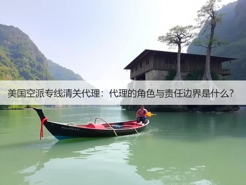 美国空派专线清关代理:代理的角色与责任边界是什么? 美国空派专线清关代理:代理的角色与责任边界是什么?