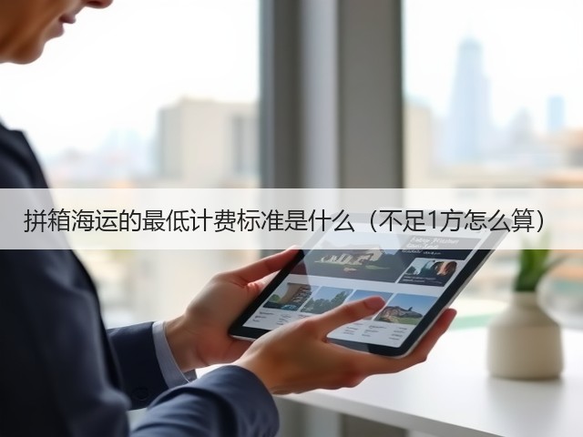 拼箱海运的最低计费标准是什么(不足1方怎么算)(图3) 拼箱海运的最低计费标准是什么(不足1方怎么算)(图3)