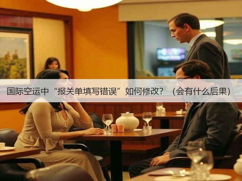 国际空运中“报关单填写错误”如何修改?(会有什么后果) 国际空运中“报关单填写错误”如何修改?(会有什么后果)