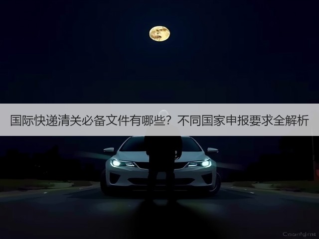 国际快递清关必备文件有哪些?不同国家申报要求全解析(图1) 国际快递清关必备文件有哪些?不同国家申报要求全解析(图1)