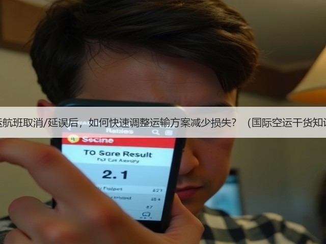 国际空运航班取消/延误后，如何快速调整运输方案减少损失？（国际空运干货知识分享）(图2)
