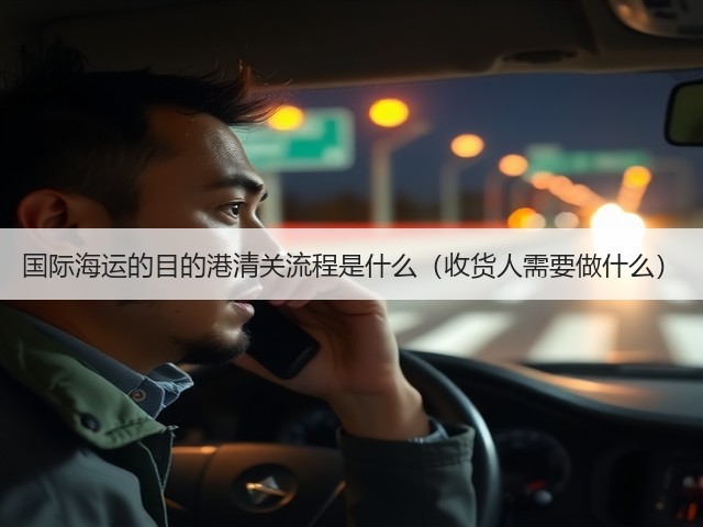 国际海运的目的港清关流程是什么(收货人需要做什么)(图1) 国际海运的目的港清关流程是什么(收货人需要做什么)(图1)