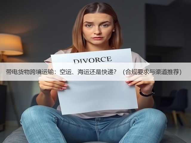 带电货物跨境运输:空运、海运还是快递?(合规要求与渠道推荐)(图3) 带电货物跨境运输:空运、海运还是快递?(合规要求与渠道推荐)(图3)