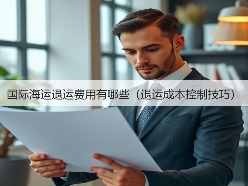 国际海运退运费用有哪些（退运成本控制技巧）