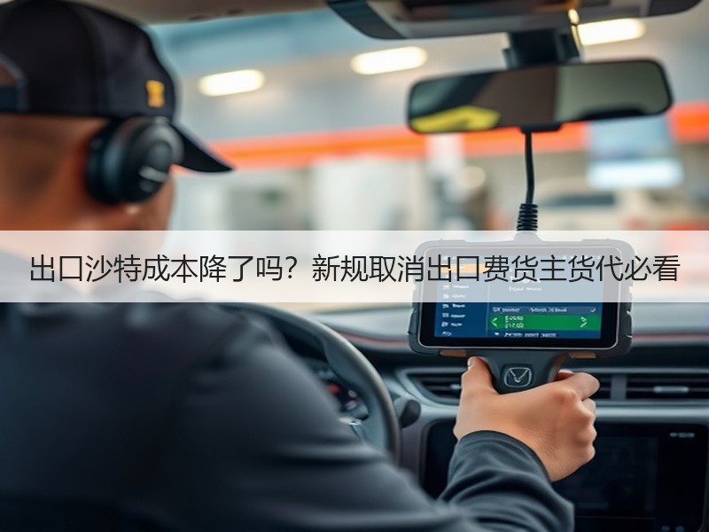 出口沙特成本降了吗?新规取消出口费货主货代必看 出口沙特成本降了吗?新规取消出口费货主货代必看
