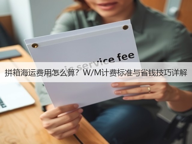 拼箱海运费用怎么算?W/M计费标准与省钱技巧详解(图2) 拼箱海运费用怎么算?W/M计费标准与省钱技巧详解(图2)
