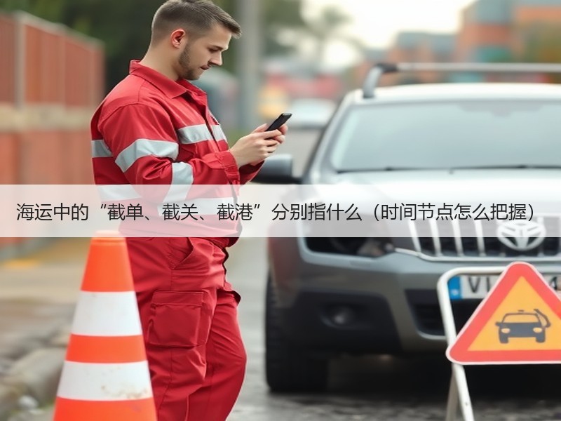 海运中的“截单、截关、截港”分别指什么（时间节点怎么把握）