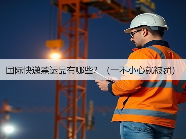 国际快递禁运品有哪些?(一不小心就被罚)(图2) 国际快递禁运品有哪些?(一不小心就被罚)(图2)