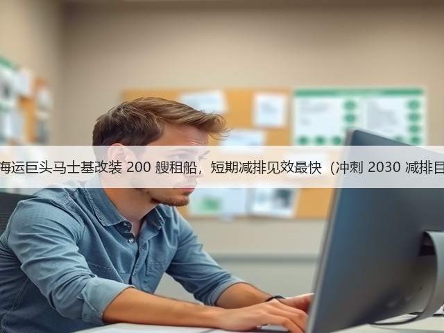 国际海运巨头马士基改装 200 艘租船,短期减排见效最快(冲刺 2030 减排目标)(图2) 国际海运巨头马士基改装 200 艘租船,短期减排见效最快(冲刺 2030 减排目标)(图2)