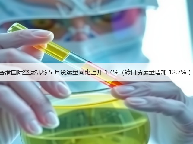 香港国际空运机场 5 月货运量同比上升 1.4%(转口货运量增加 12.7% )(图1) 香港国际空运机场 5 月货运量同比上升 1.4%(转口货运量增加 12.7% )(图1)