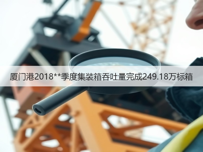 厦门港2018**季度集装箱吞吐量完成249.18万标箱 厦门港2018**季度集装箱吞吐量完成249.18万标箱