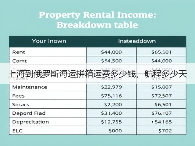 上海到俄罗斯海运拼箱运费多少钱，航程多少天(图3)
