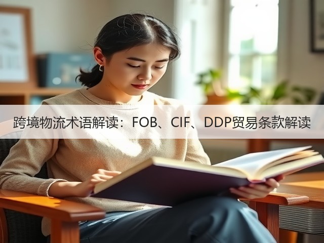 跨境物流术语解读:FOB、CIF、DDP贸易条款解读(图1) 跨境物流术语解读:FOB、CIF、DDP贸易条款解读(图1)