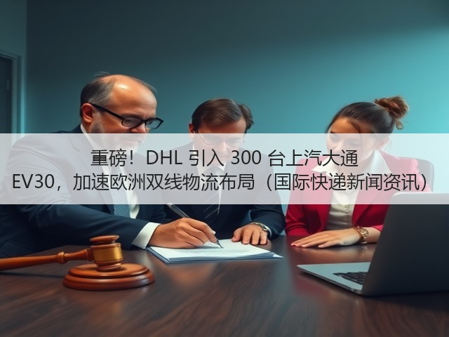 重磅!DHL 引入 300 台上汽大通 EV30,加速欧洲双线物流布局(国际快递新闻资讯)(图1) 重磅!DHL 引入 300 台上汽大通 EV30,加速欧洲双线物流布局(国际快递新闻资讯)(图1)