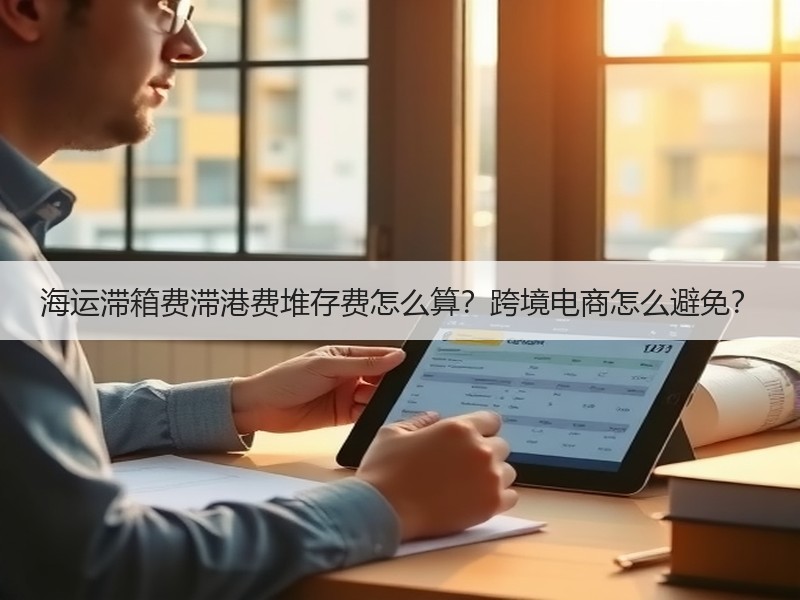 海运滞箱费滞港费堆存费怎么算？跨境电商怎么避免？