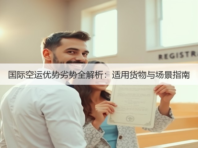 国际空运优势劣势全解析:适用货物与场景指南(图2) 国际空运优势劣势全解析:适用货物与场景指南(图2)