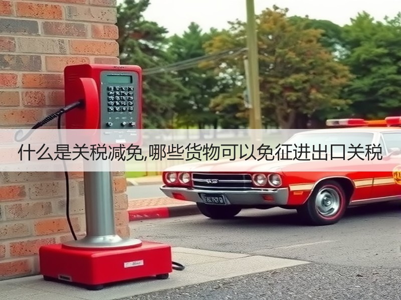 什么是关税减免,哪些货物可以免征进出口关税
