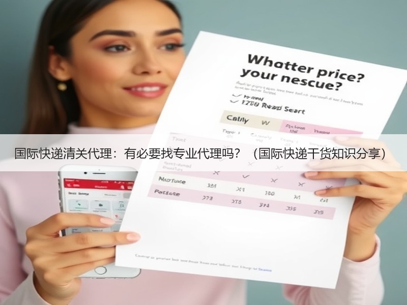 国际快递清关代理：有必要找专业代理吗？（国际快递干货知识分享）