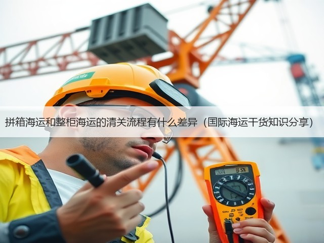 拼箱海运和整柜海运的清关流程有什么差异（国际海运干货知识分享）(图2)