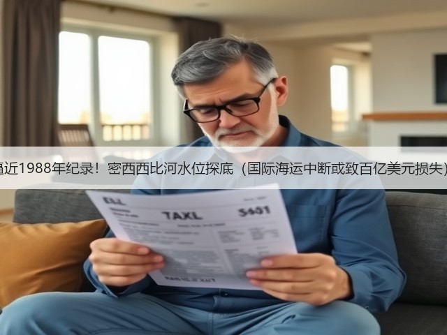 逼近1988年纪录!密西西比河水位探底(国际海运中断或致百亿美元损失)(图3) 逼近1988年纪录!密西西比河水位探底(国际海运中断或致百亿美元损失)(图3)