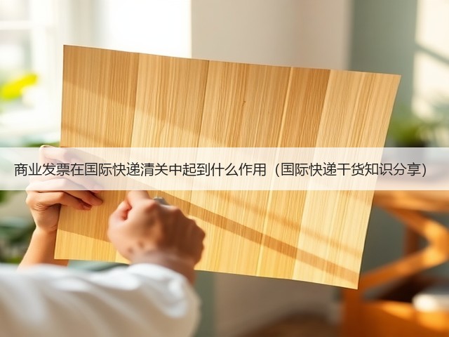 商业发票在国际快递清关中起到什么作用(国际快递干货知识分享)(图1) 商业发票在国际快递清关中起到什么作用(国际快递干货知识分享)(图1)