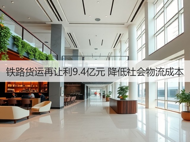铁路货运再让利9.4亿元 降低社会物流成本(图2) 铁路货运再让利9.4亿元 降低社会物流成本(图2)