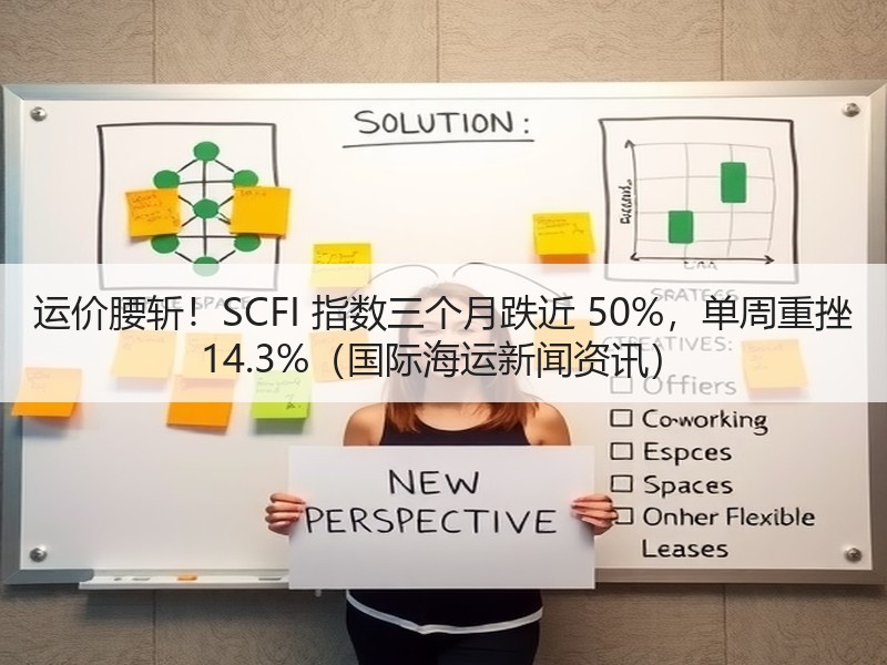 运价腰斩!SCFI 指数三个月跌近 50%,单周重挫 14.3%(国际海运新闻资讯) 运价腰斩!SCFI 指数三个月跌近 50%,单周重挫 14.3%(国际海运新闻资讯)