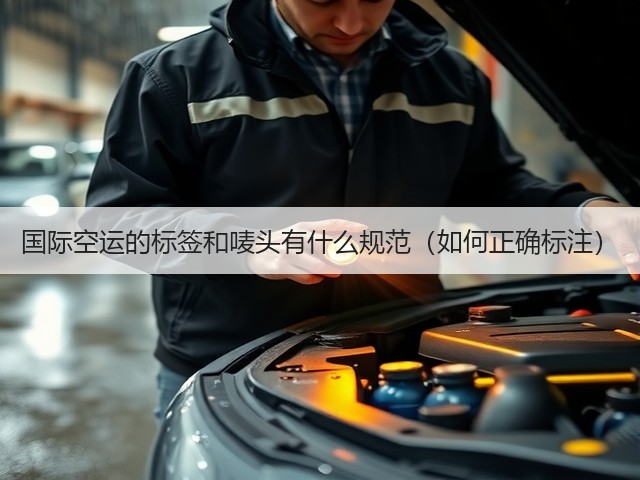 国际空运的标签和唛头有什么规范(如何正确标注)(图3) 国际空运的标签和唛头有什么规范(如何正确标注)(图3)