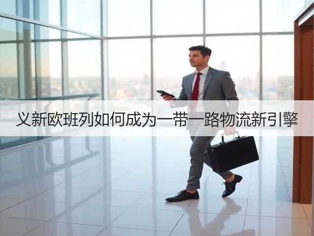 义新欧班列如何成为一带一路物流新引擎(图3)
