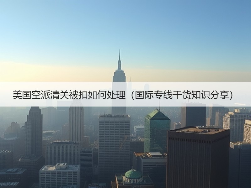 美国空派清关被扣如何处理（国际专线干货知识分享）
