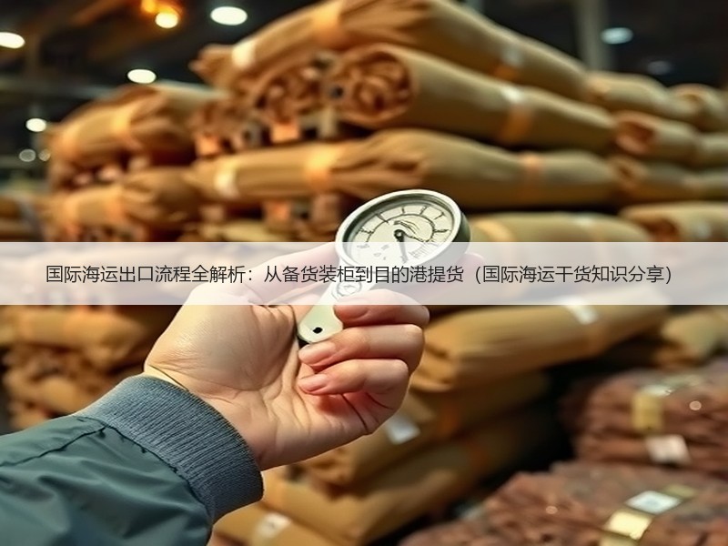 国际海运出口流程全解析：从备货装柜到目的港提货（国际海运干货知识分享）