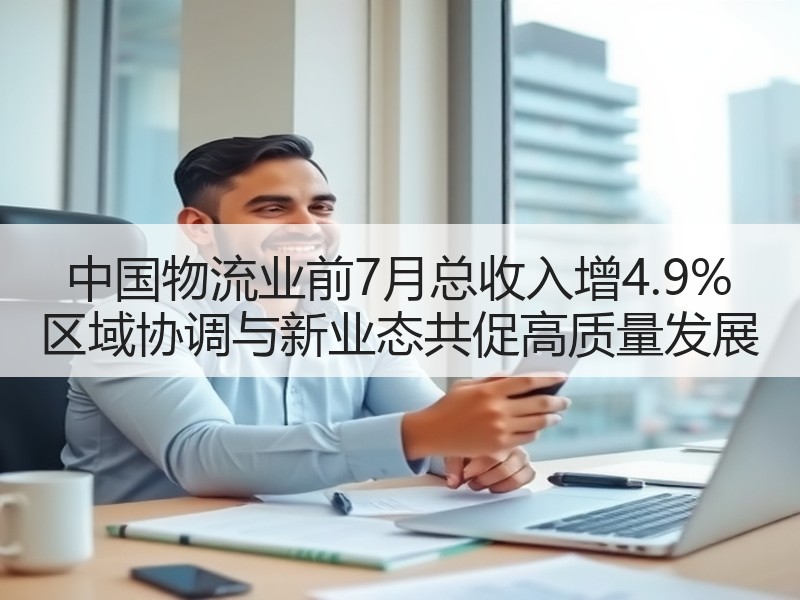 中国物流业前7月总收入增4.9% 区域协调与新业态共促高质量发展
