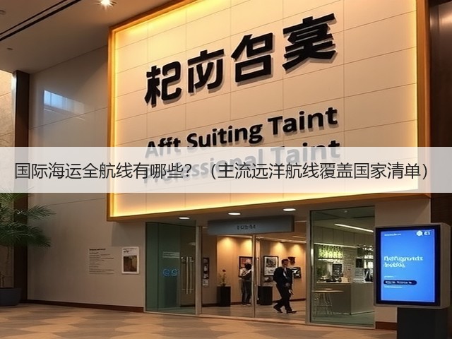 国际海运全航线有哪些?(主流远洋航线覆盖国家清单)(图1) 国际海运全航线有哪些?(主流远洋航线覆盖国家清单)(图1)