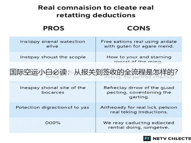 国际空运小白必读:从报关到签收的全流程是怎样的?(图2) 国际空运小白必读:从报关到签收的全流程是怎样的?(图2)