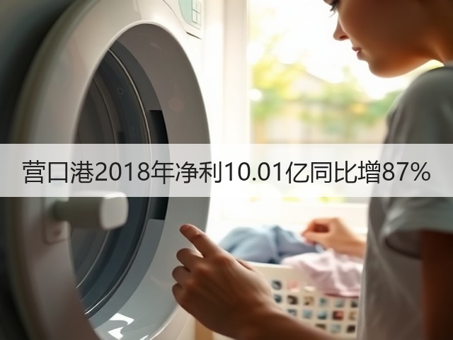 营口港2018年净利10.01亿同比增87%(图1) 营口港2018年净利10.01亿同比增87%(图1)