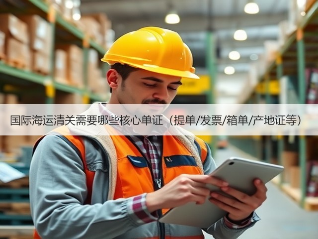 国际海运清关需要哪些核心单证(提单/发票/箱单/产地证等)(图3) 国际海运清关需要哪些核心单证(提单/发票/箱单/产地证等)(图3)