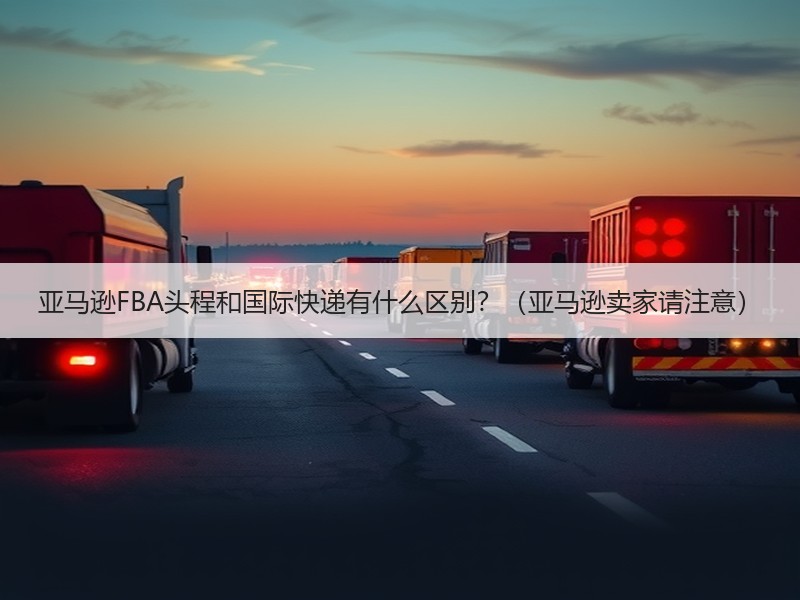 亚马逊FBA头程和国际快递有什么区别？（亚马逊卖家请注意）