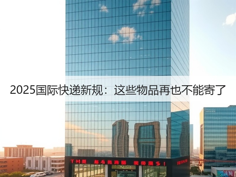 2025国际快递新规:这些物品再也不能寄了 2025国际快递新规:这些物品再也不能寄了