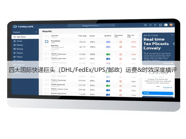 四大国际快递巨头（DHL/FedEx/UPS/邮政）运费&时效深度横评(图1)