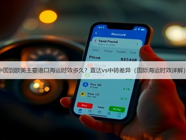中国到欧美主要港口海运时效多久?直达vs中转差异(国际海运时效详解)(图1) 中国到欧美主要港口海运时效多久?直达vs中转差异(国际海运时效详解)(图1)