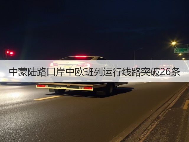 中蒙陆路口岸中欧班列运行线路突破26条(图3) 中蒙陆路口岸中欧班列运行线路突破26条(图3)