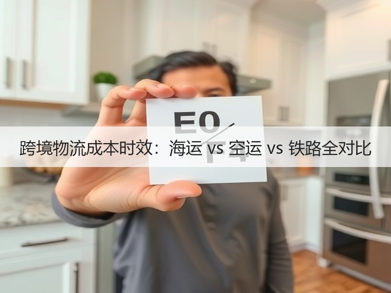 跨境物流成本时效:海运 vs 空运 vs 铁路全对比 跨境物流成本时效:海运 vs 空运 vs 铁路全对比